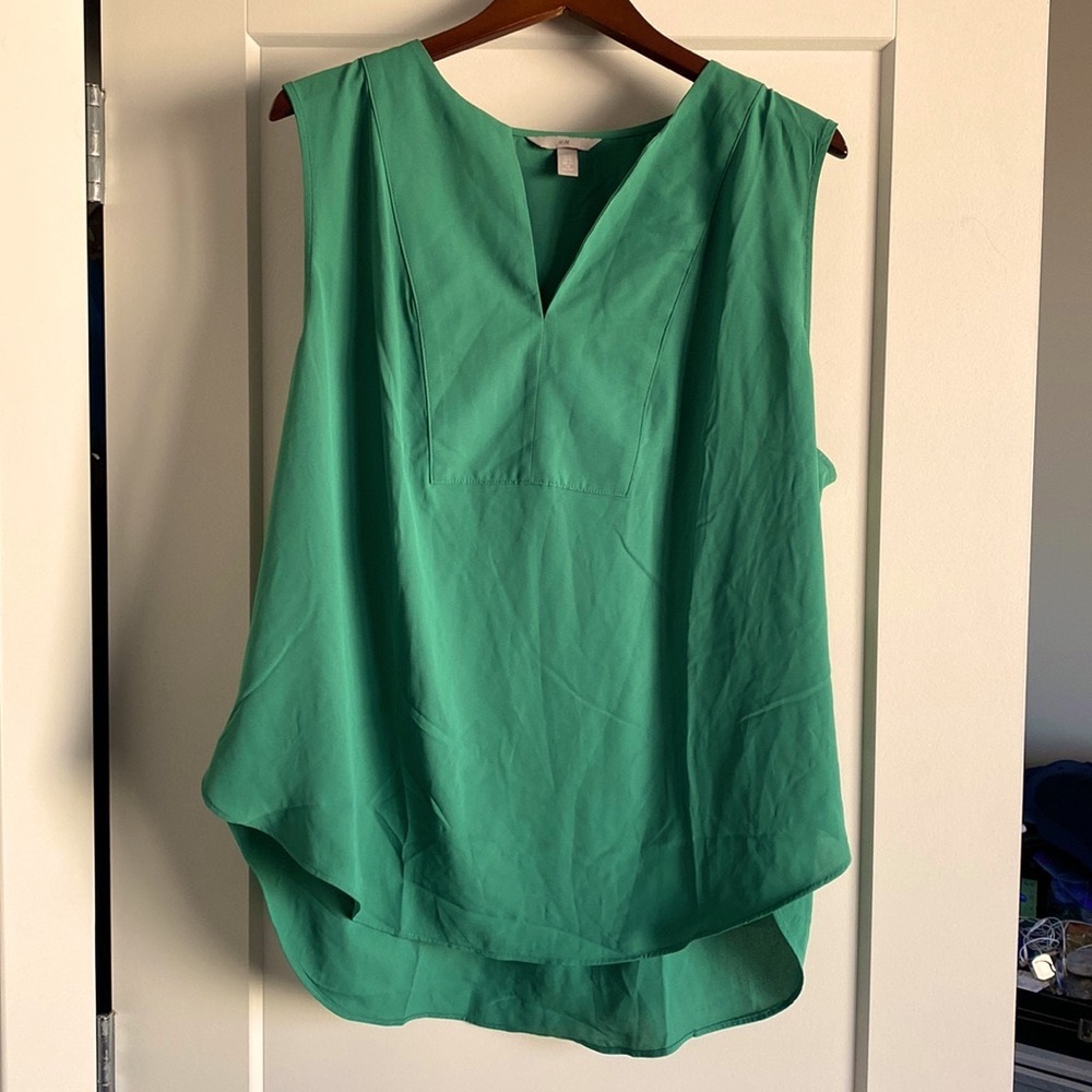 H&M Green Tank Top